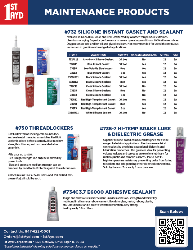 Maintenance Products flyer thumbnail